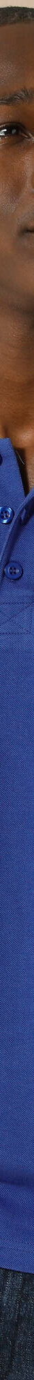 Polo uni maille piquée manches longues (bleu) Polo uni maille piquée manches longues (bleu)